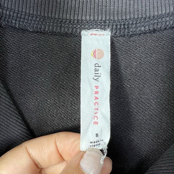 Daily Practice Anthropologie Brown Meru Mini Dress Size S Quarter Zip - Picture 7 of 11